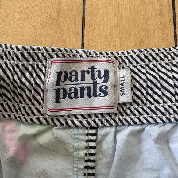 Party Pants Jet Skiing Dinosaur Dino Ripper Swim Trunks Board Shorts Blue Small - Picture 4 of 8